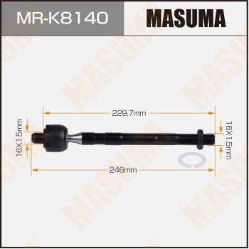 Тяга рулевая Masuma MRK8140