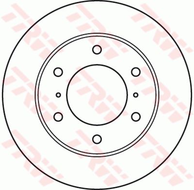 Диск тормозной передний TRW DF4870
