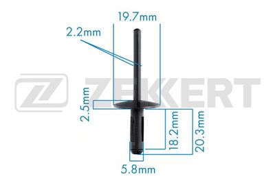 Клипса крепежная BMW 51717002953