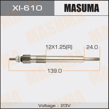 Свеча накаливания Masuma XI610