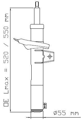 Амортизатор KYB 3358015