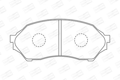 Комплект колодок для дискового тормоза AYWIparts AW1810124