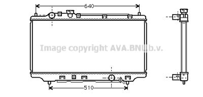 Радиатор системы охлаждения AVA MZ2098