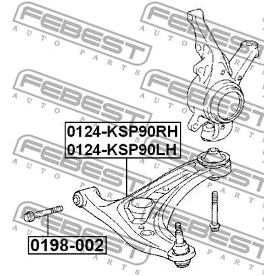 Болт TOYOTA 90119W0086