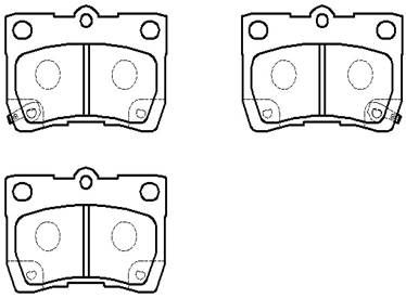 Колодки тормозные дисковые HSB HP5174