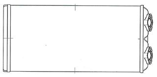 Радиатор отопителя LUZAR LRH1231