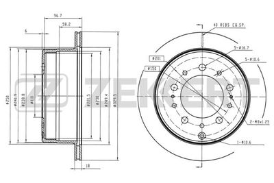 Диск тормозной задний Miles K211620