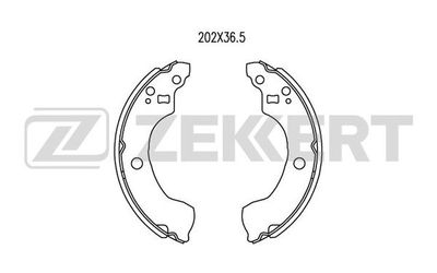 Колодки тормозные барабанные BLITZ BB5059