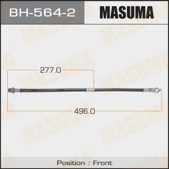 Шланг тормозной передний левый Masuma BH5642