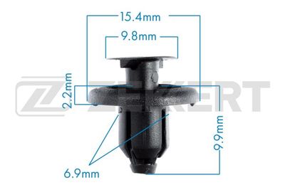 Клипса SUBARU 46064AE000