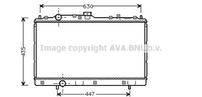 Радиатор охлаждения AVA MT2113