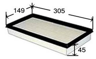 Фильтр воздушный JS ASAKASHI A1505