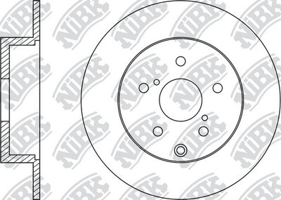 Диск тормозной задний NIBK RN1441