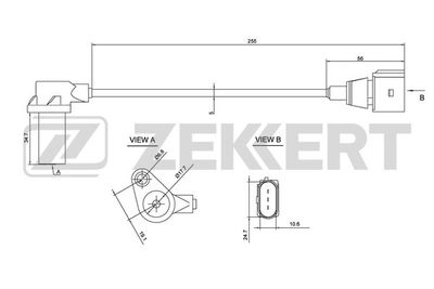 Датчик положения коленвала Zekkert SE4002