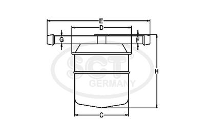 Фильтр топливный SCT Germany ST336