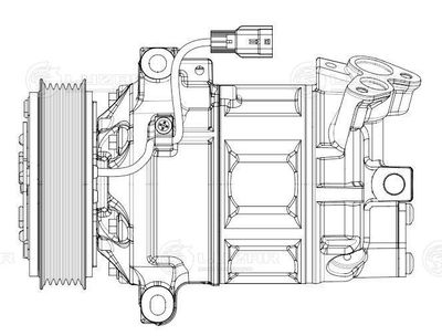 Компрессор кондиционера LUZAR LCAC0178