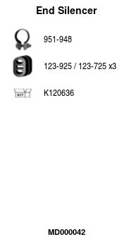 Глушитель задняя часть POLMOSTROW 17622