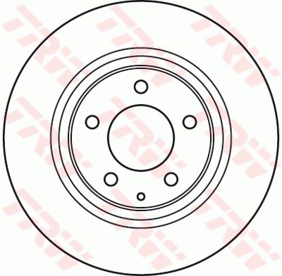 Диск тормозной TRW DF4967