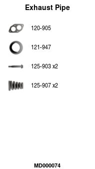Труба приемная глушителя POLMOSTROW 17580