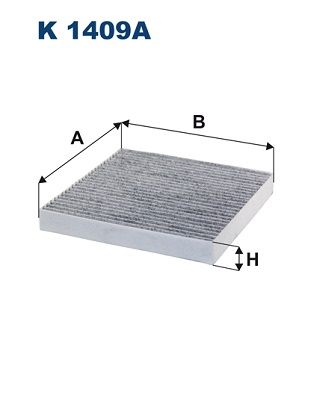Фильтр салона угольный BIG FILTER GB98028C