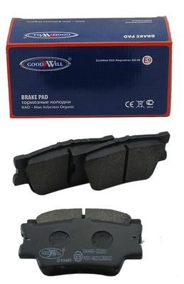 Колодки тормозные задние Mando MPT14