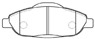 Колодки тормозные дисковые HSB HP9974