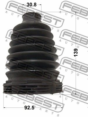 Пыльник ШРУС внутреннего комплект FEBEST 2315T5ATT