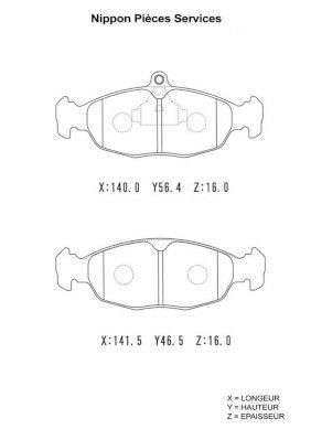 Колодки тормозные передние Mando MPD25