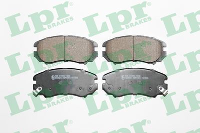 Колодки тормозные дисковые LPR 05P1369