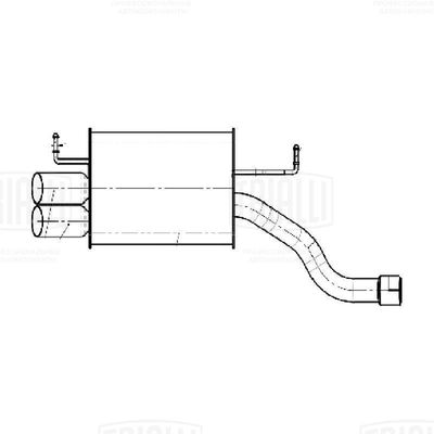 Глушитель TRIALLI EMM3015