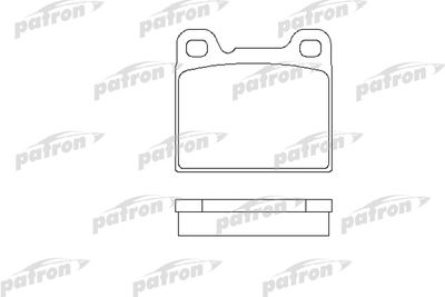 Колодки тормозные дисковые PATRON PBP704