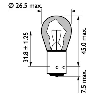 Лампа накаливания PHILIPS 13496MLCP