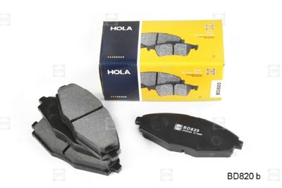 Колодки тормозные дисковые передние HOLA BD820