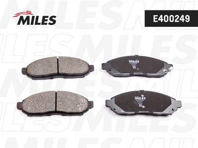 Колодки тормозные передние Miles E400249