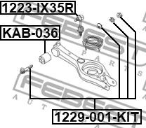Болт развальный Hyundai/Kia 552603R000