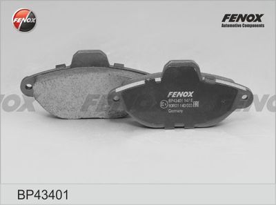 Колодки тормозные дисковые передние FENOX BP43401