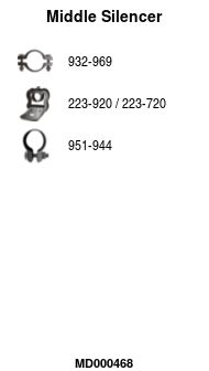 Глушитель средняя часть POLMOSTROW 21268