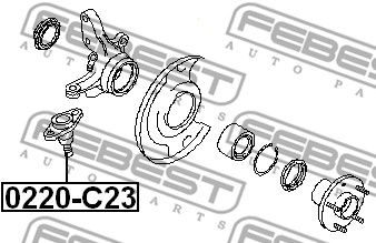 Опора шаровая переднего нижнего рычага FEBEST 0220C23