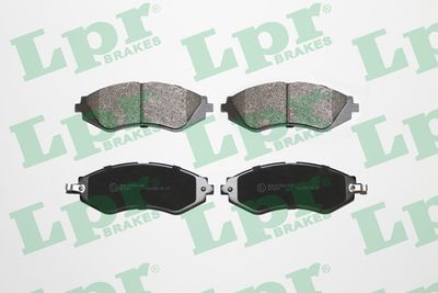 Колодки тормозные передние LPR 05P1208