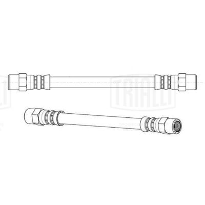 Шланг тормозной задний правый TRIALLI BF4806