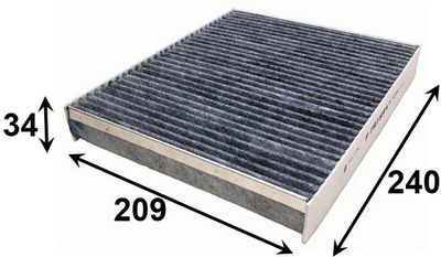 Фильтр салона угольный MARSHALL MC3273K