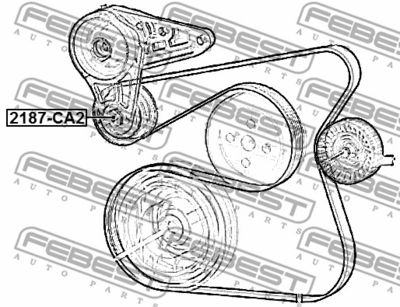 Ролик натяжной приводного ремня CHERY A118111200CA