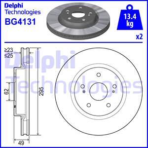 Диск тормозной DELPHI BG4131