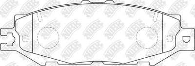 Колодки тормозные дисковые NIBK PN1326