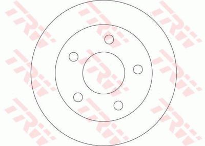Диск тормозной TRW DF4357