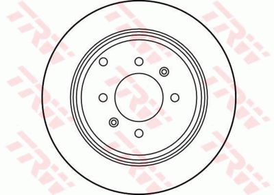 Диск тормозной задний TRW DF2781