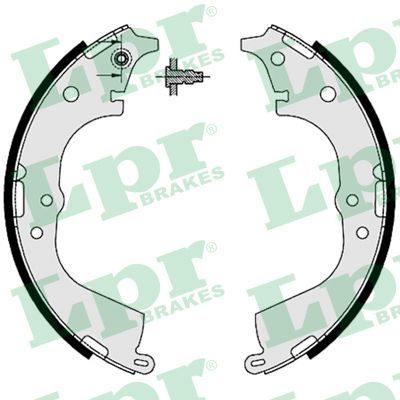 Колодки тормозные барабанные LPR 07225