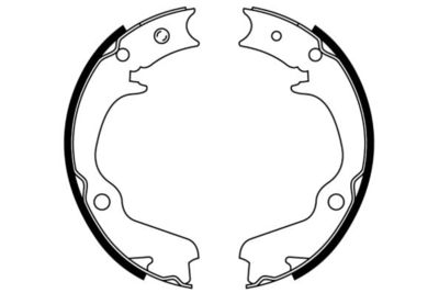 Колодки тормозные барабанные TRUSTING 110336