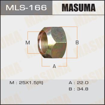 Гайка колесная Masuma MLS166