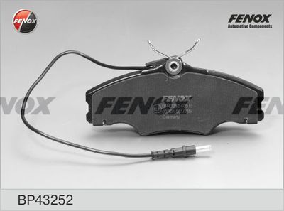 Колодки тормозные дисковые FENOX BP43252